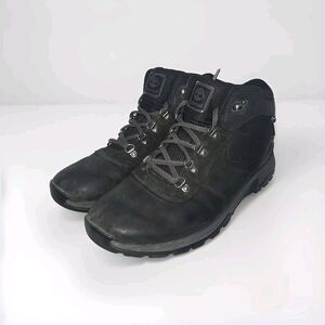 Timberland Womens Mt. Maddsen Black Hiking Boots Shoes Sz 9 Timberdry Waterproof